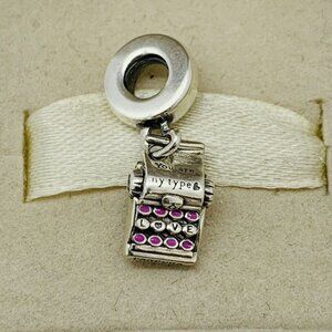 🔥🔥Pandora Typewriter Dangle Charm